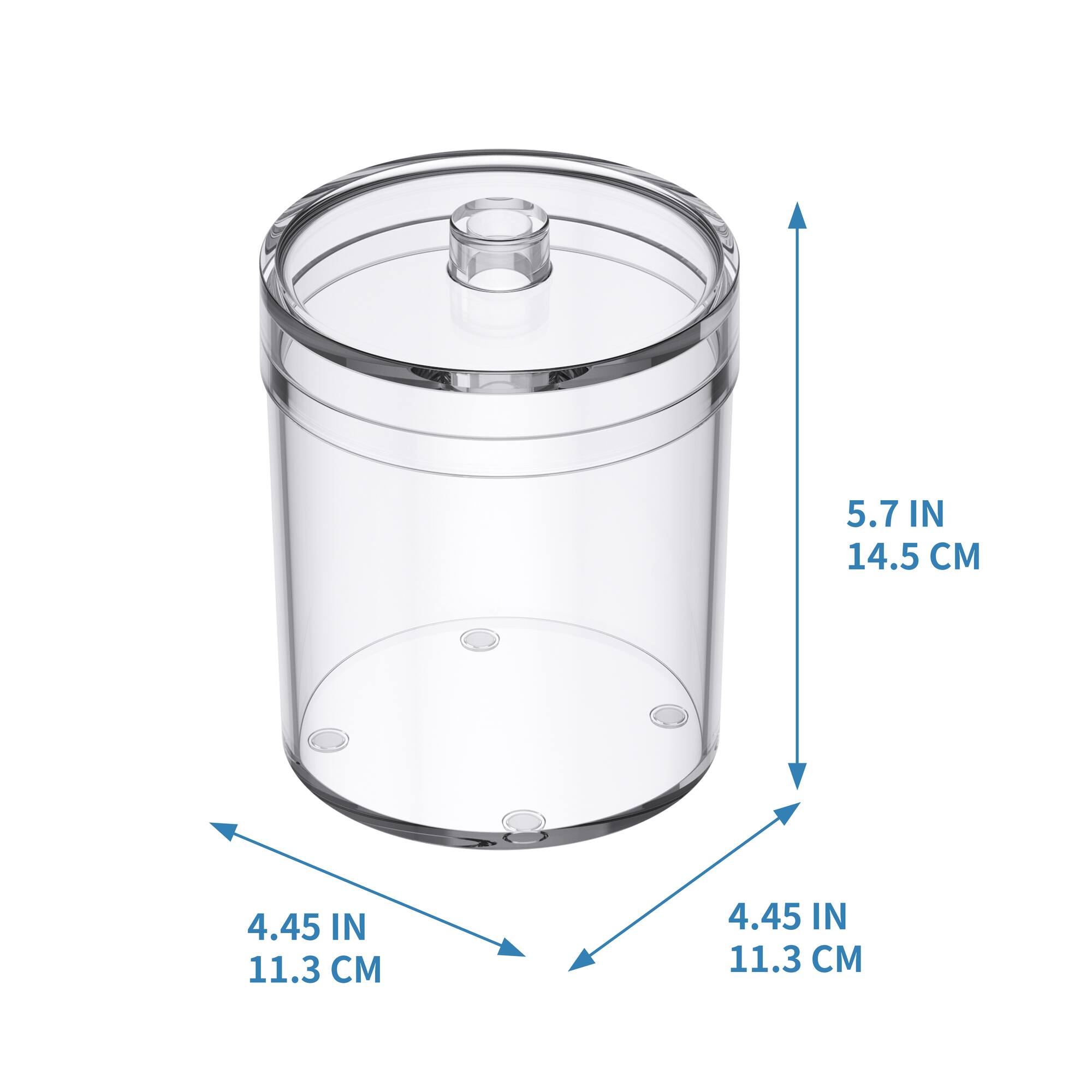 30oz. Clear Plastic Storage Jar by Simply Tidy®